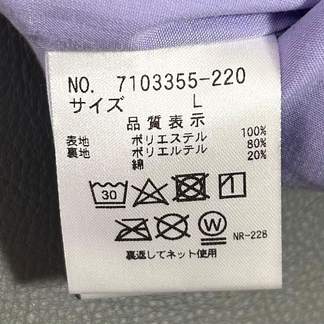 人気モデル＊アナスイミニ ワンピース 花柄 パープル【L】130cm