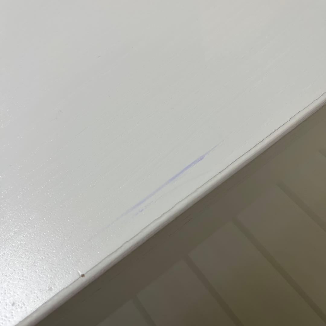 引取り限定　IKEA ホワイト ダイニングテーブル 伸長式