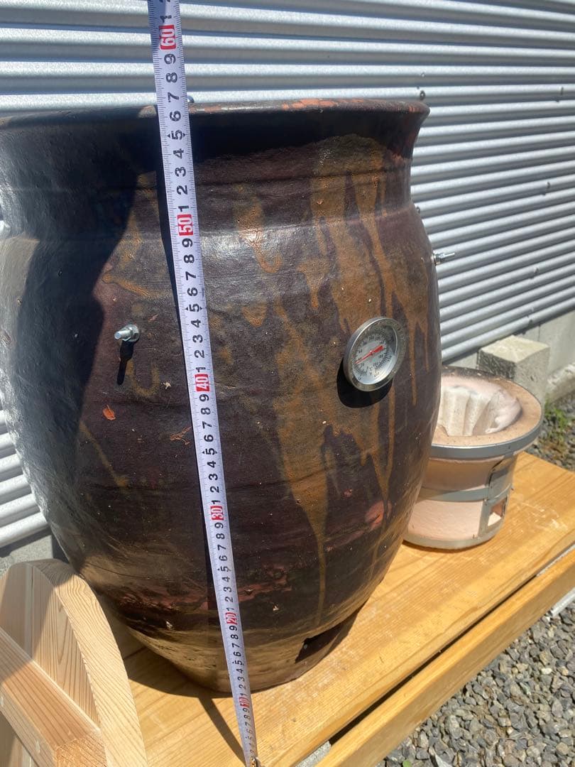 訳あり　本格壺焼き芋の壺　フルセット　カケあり