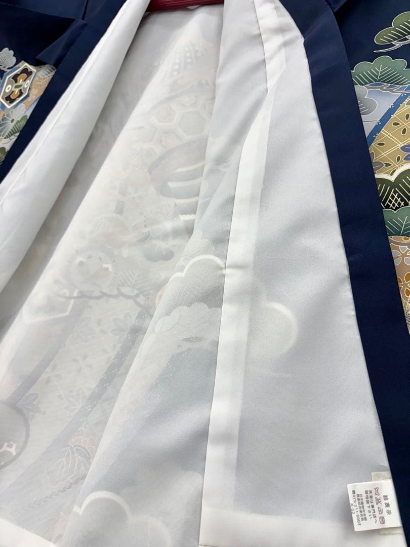 七五三お宮参り男児初着一つ身　長襦袢付　龍兜・几帳《子供469》#江戸小もーん