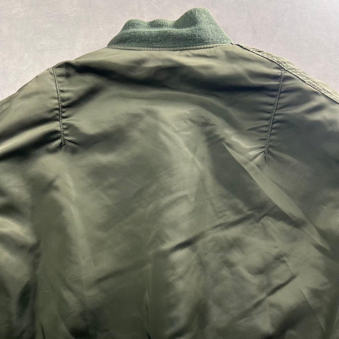 80s アルファインダストリーズ MA-1 usa 白タグ L 90s