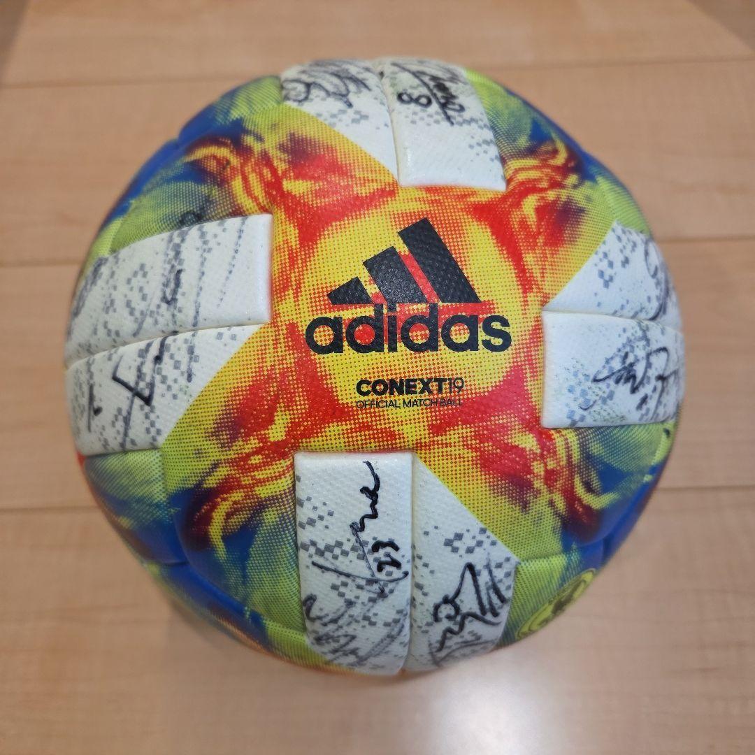 adidas CONEXTO サッカーボール サイン付き　　　 モンテディオ山形