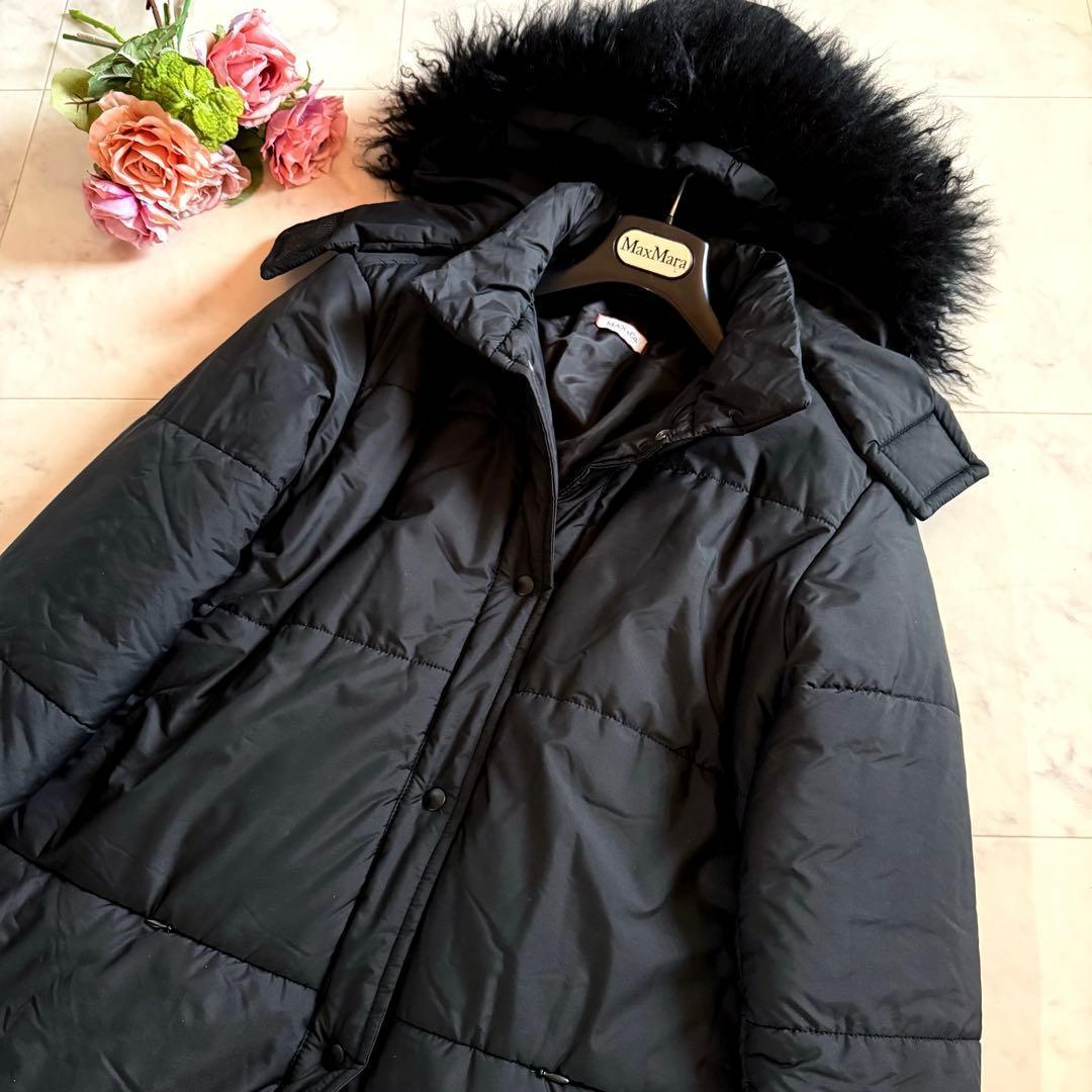 極美品★2wayマックスマーラ Max&co スーパーロングパデットコート L
