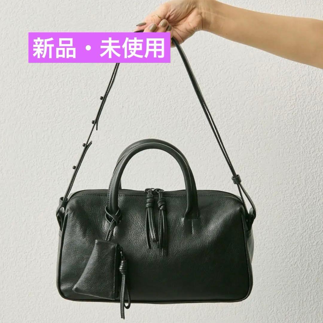 【新品・未使用】イアパピヨネ2WEYシンプルボストンバッグセレモニー