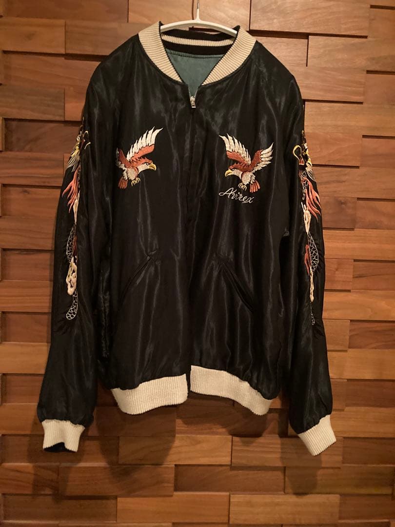 RVU0225AVIREX50THANNIVERSARYスカジャン