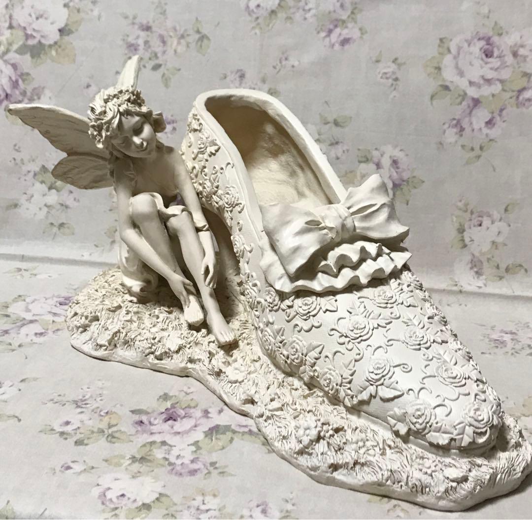 お値下げ‼️妖精　薔薇のパンプスとフラワーフェアリー