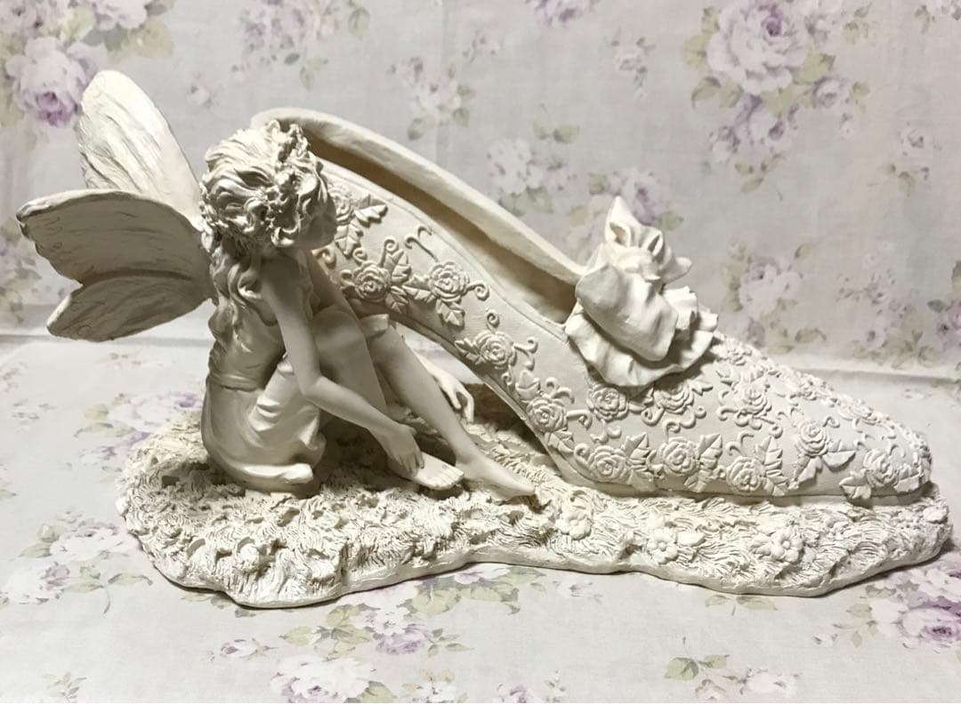 お値下げ‼️妖精　薔薇のパンプスとフラワーフェアリー