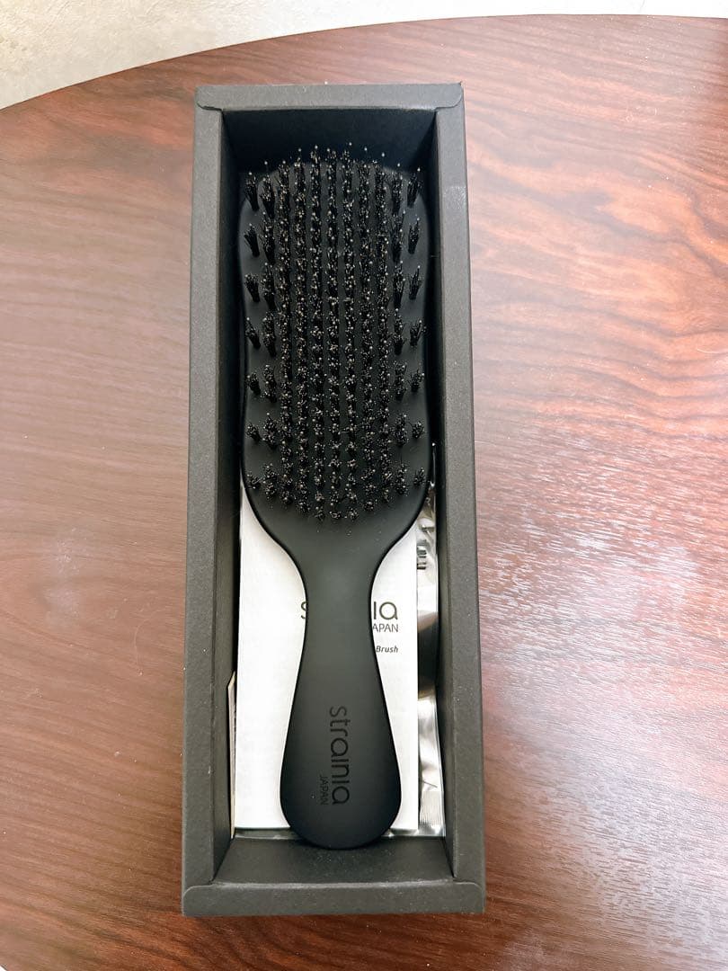 新品最終値下げstrainia Care Straight Brush ブラック