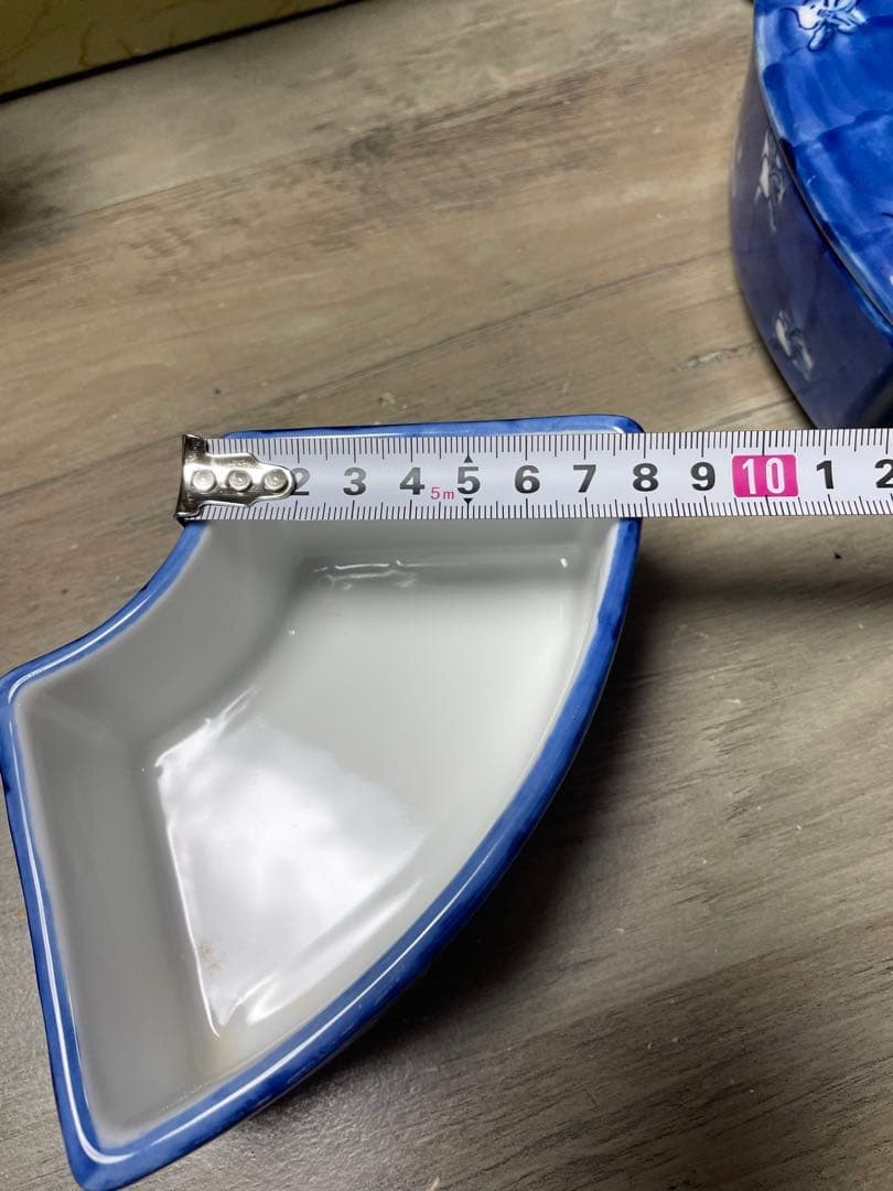 青磁 仕切り付き 菓子鉢 / 回転式オードブル皿（箱付き）