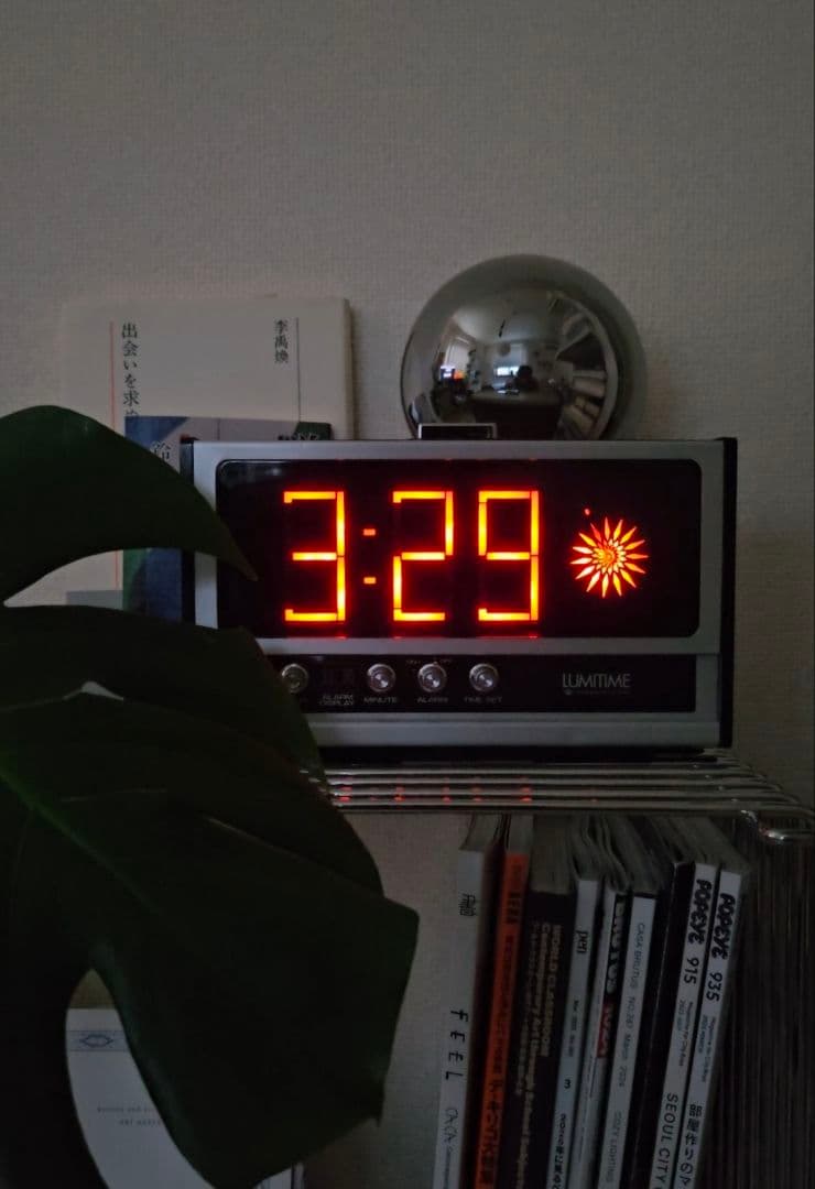 70's LUMITIME ルミタイム スペースエイジ ヴィンテージ 60Hz