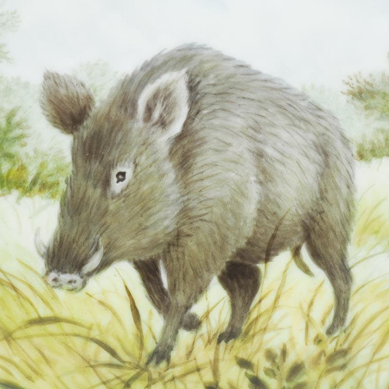 ロイヤルコペンハーゲン ファウナダニカ イノシシ プレート 25.5cm