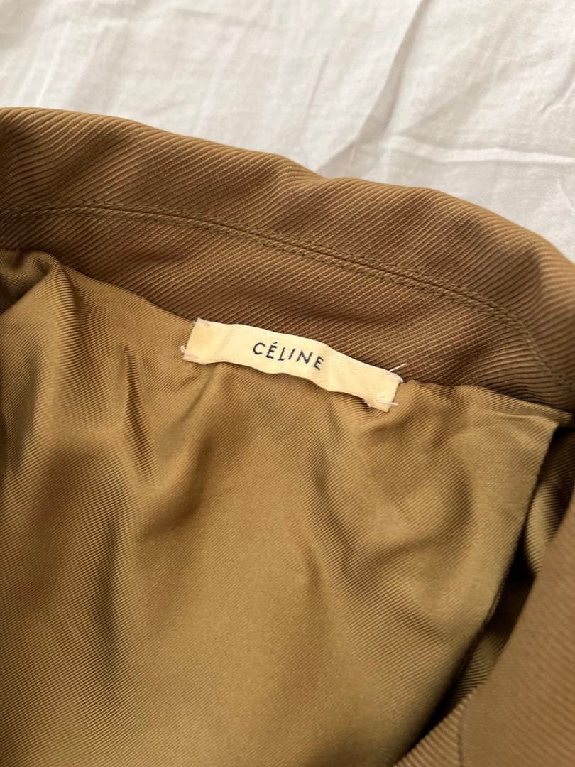 男性可 celine 2018？ フィービー オリーブグリーンコート