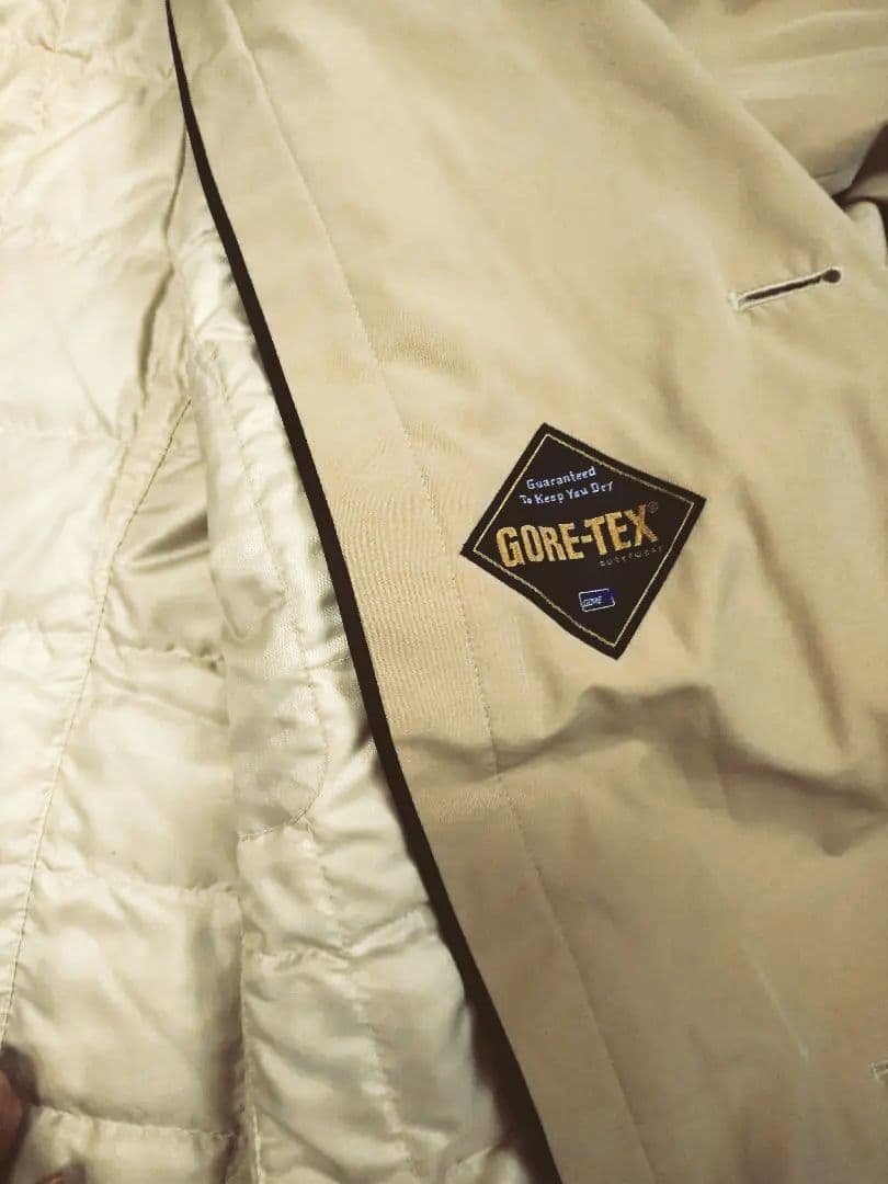 SANYO COAT ベージュ トレンチコート ダウンライナー付 ゴアテックス