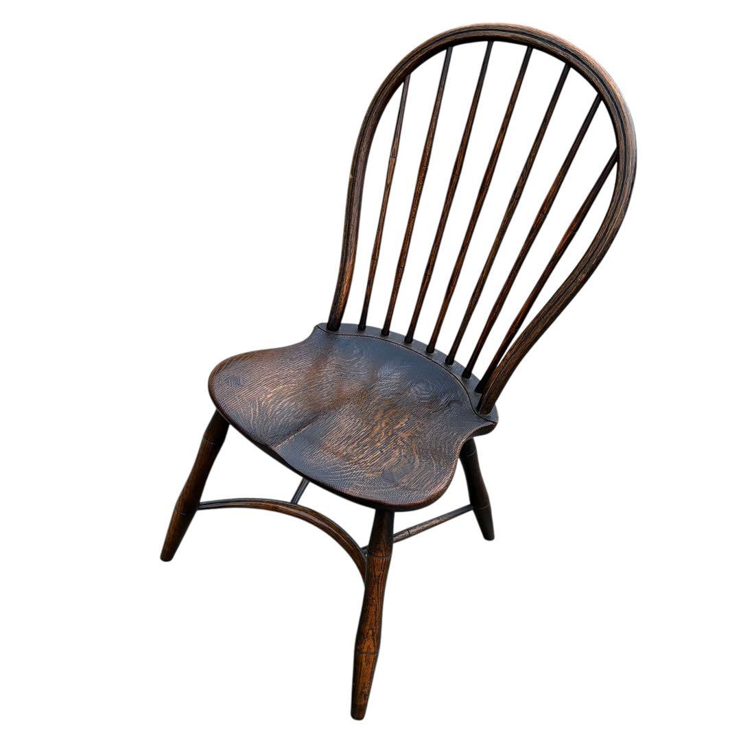 【美品】飛騨産業 キツツキ PROVINCIAL ボウバックチェア アームレス①