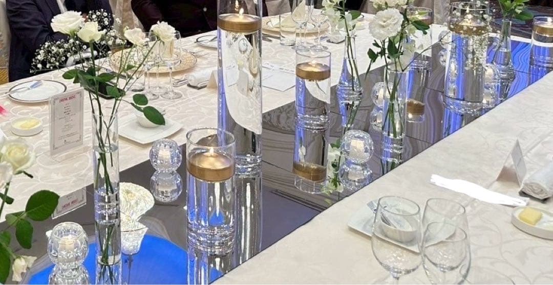 スクエアテーブルミラートレイ　スクエアミラー