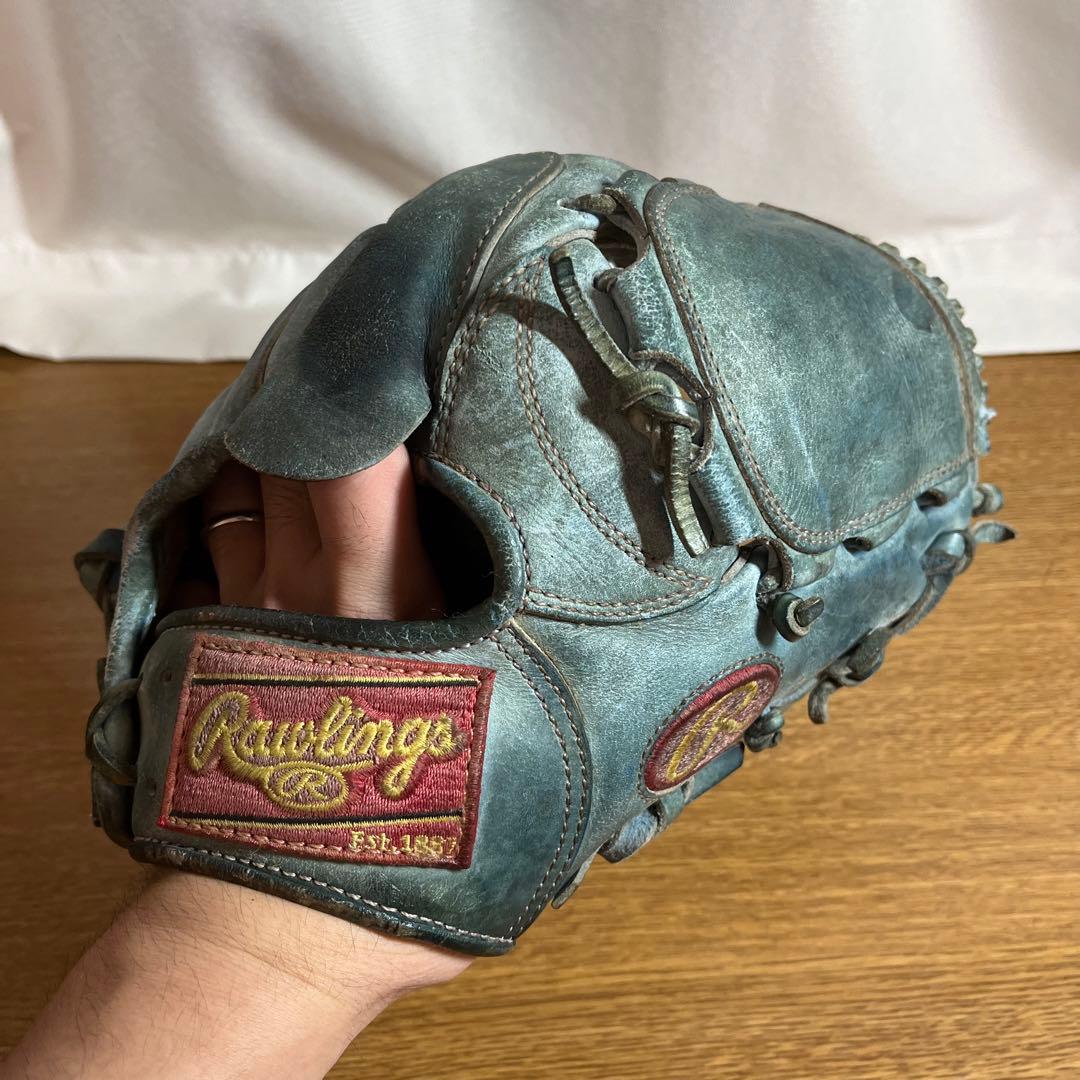 ローリングス 一般硬式 グローブ グラブ オーダー 投手用 良品 キップレザー