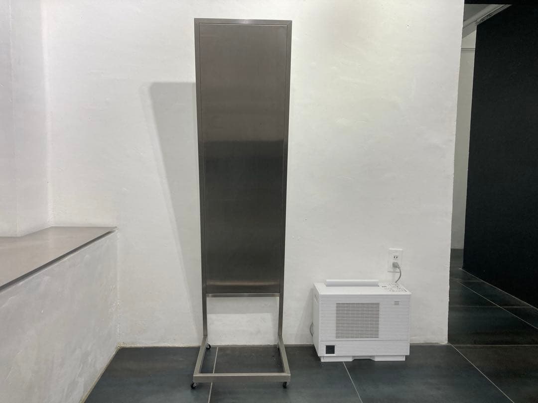 25万! ギャラリー仕様 全身 大型 ミラー 鏡 スタンド knoll 姿見