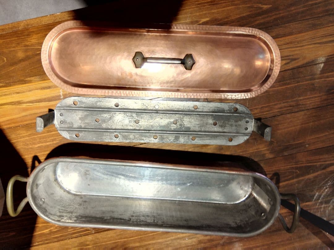 銅両手付きオパール型ボワソニエル鍋