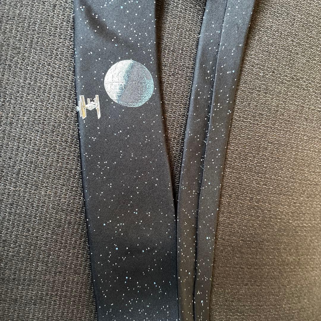 希少　giraffe ジラフ　ネクタイ スターウォーズ　限定品　シルク100%