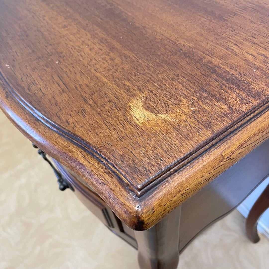 アンティーク調 猫脚 チェスト サイドテーブル コンソール 花台 電話台