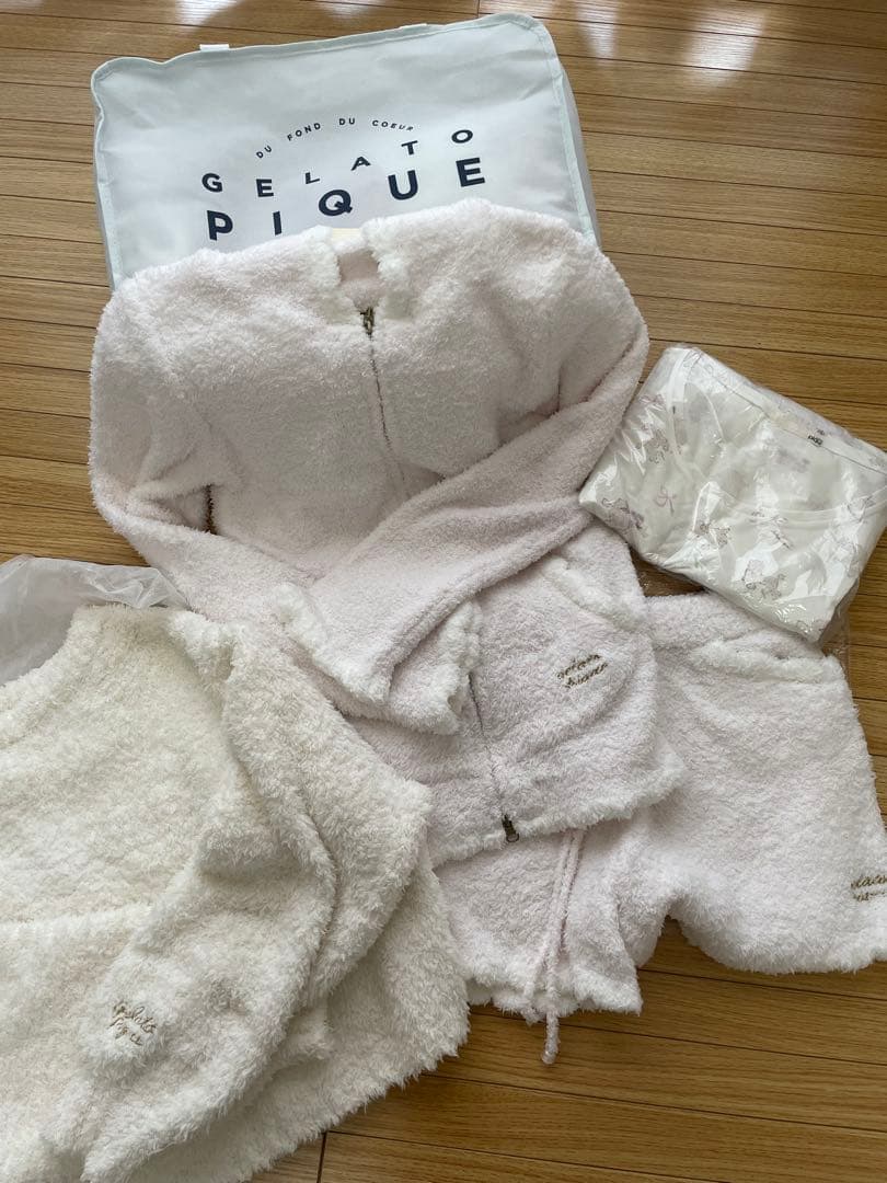 【新品未使用】GELATO PIQUE ピンク ルームウェアセット