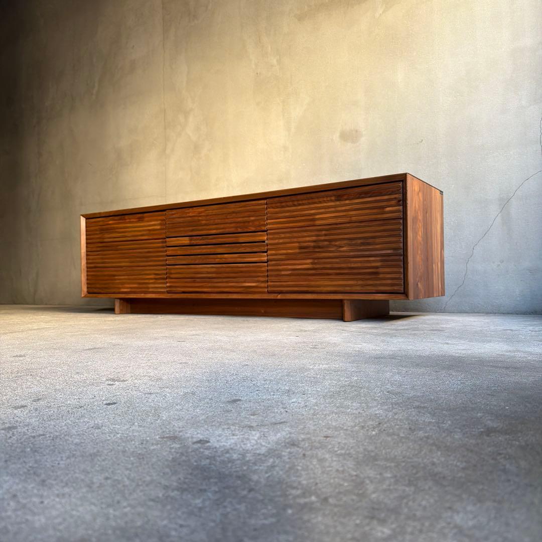 カリモク テレビボード ソリッドボード 無垢ウォールナット