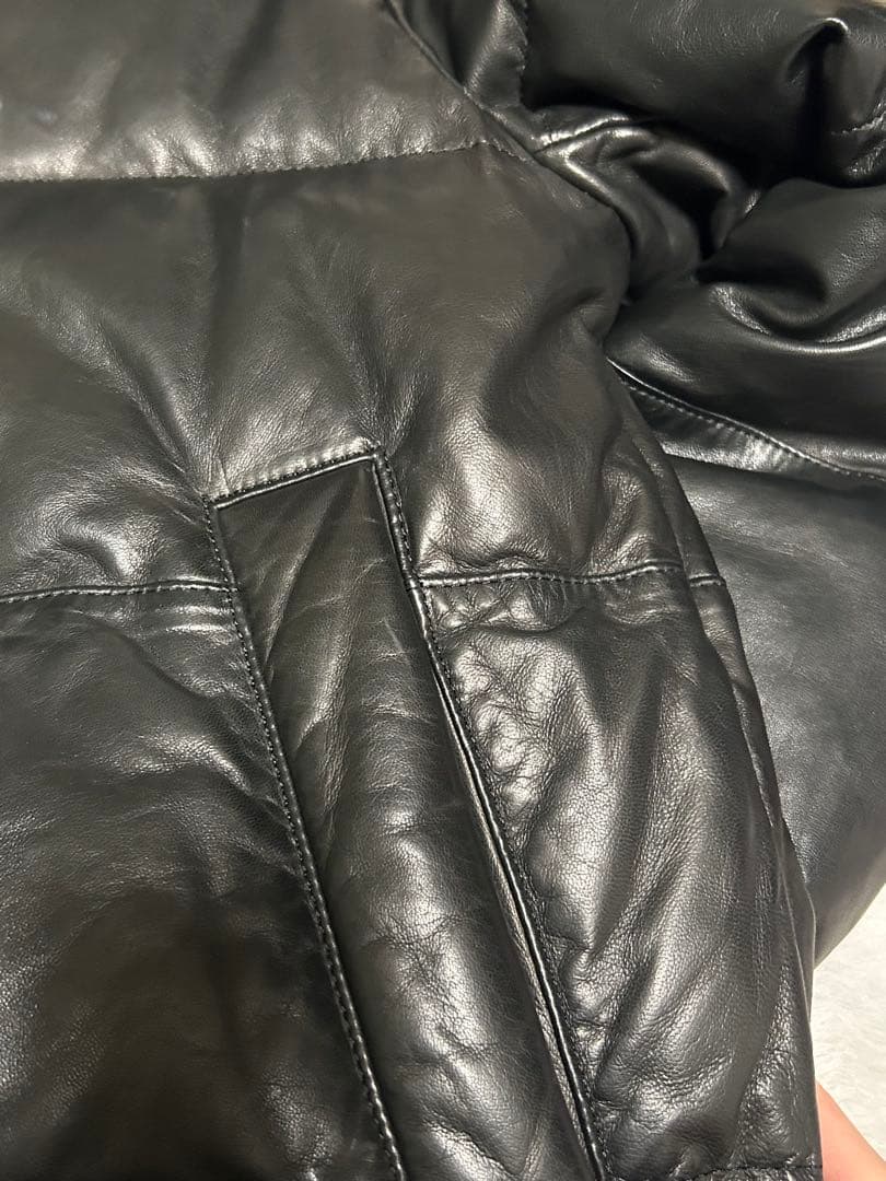 theory luxe セオリーリュクス ラムレザー ダウンジャケット