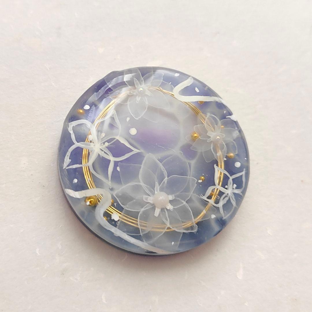 【857】ハンドメイド　レジン　ヘアゴム　ポニーフック