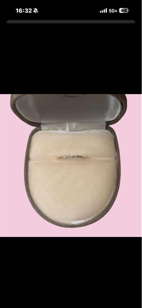 AHKAH ゴールド エメ3号リング