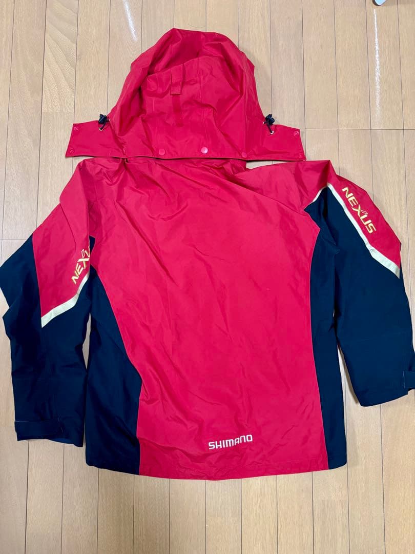 シマノGORE-TEX 防寒 レッド L