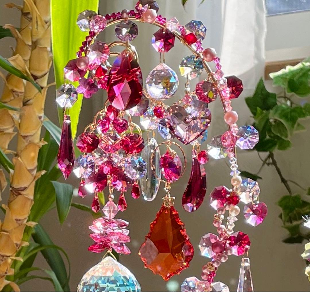 サンキャッチャー スワロフスキー 8558 40mmブルーAB