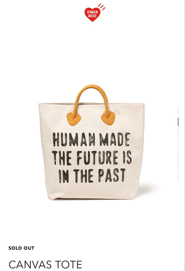 HUMAN MADE キャンバストートバッグ