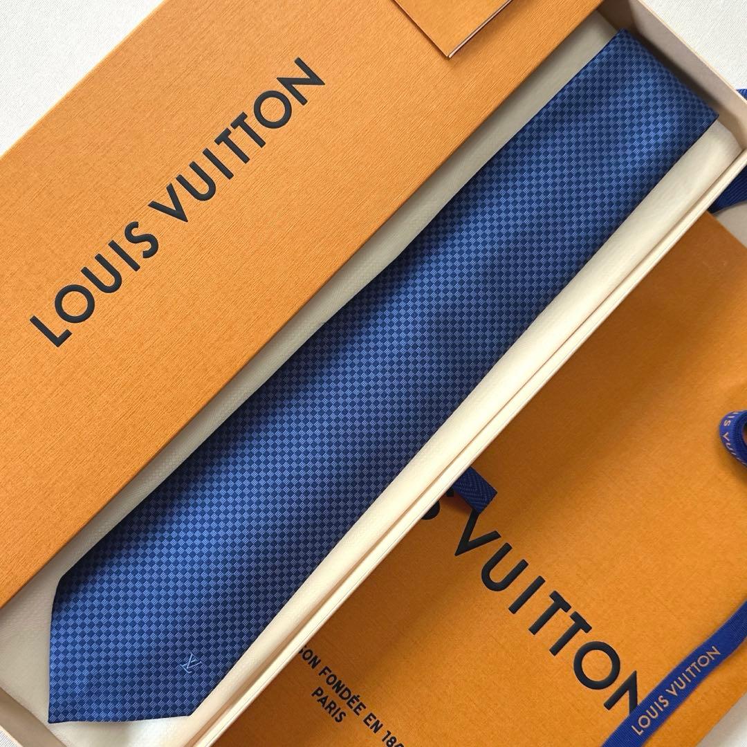 専用です。　　ルイ ヴィトン ネクタイ・マイクロダミエ 新品 未使用