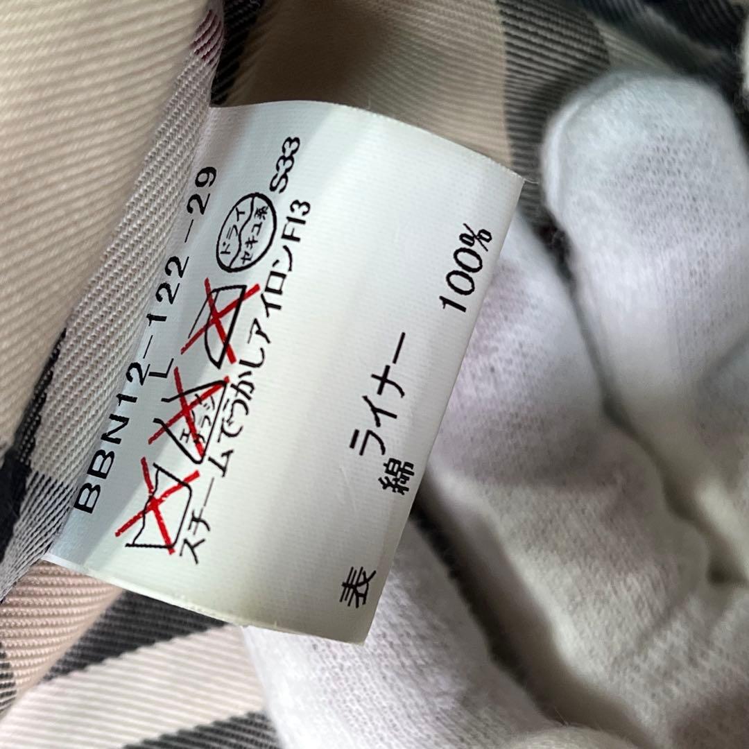 BURBERRY✨フード付きステンカラーコート ライナーダウン付　ブラック　L