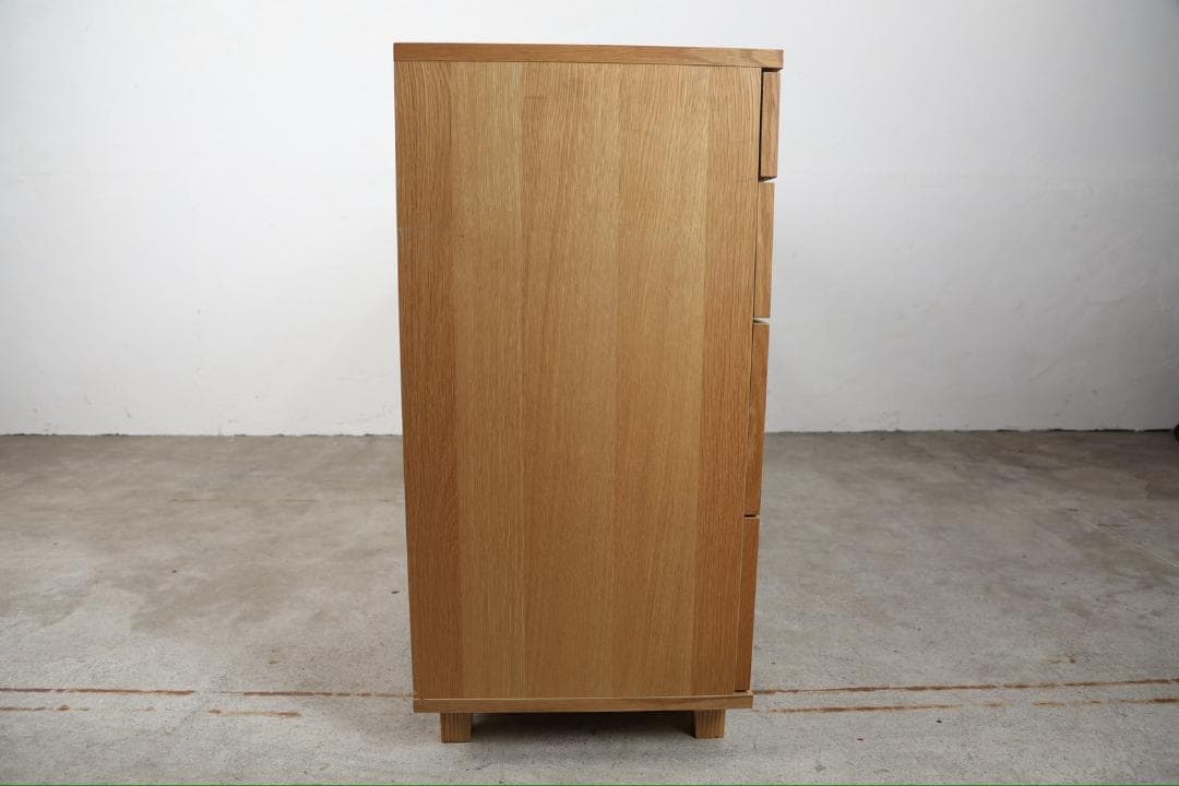 美品『オーク材』サイドボード ドロワー リビングボード チェスト RWsid21