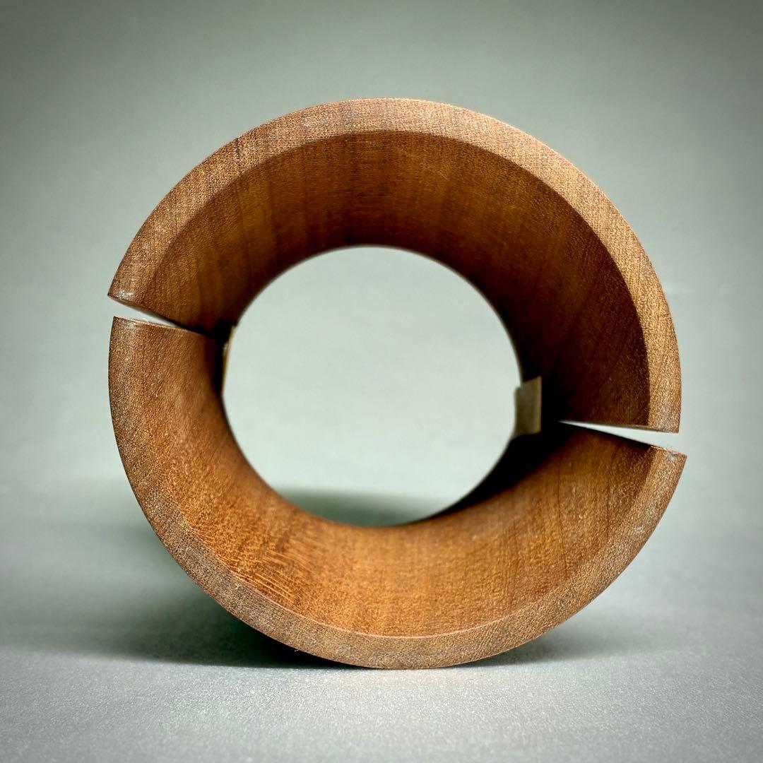 ➕10cm 三谷龍二さん×ケメックス 3cup用 ホルダー 取手 木の器 未使用