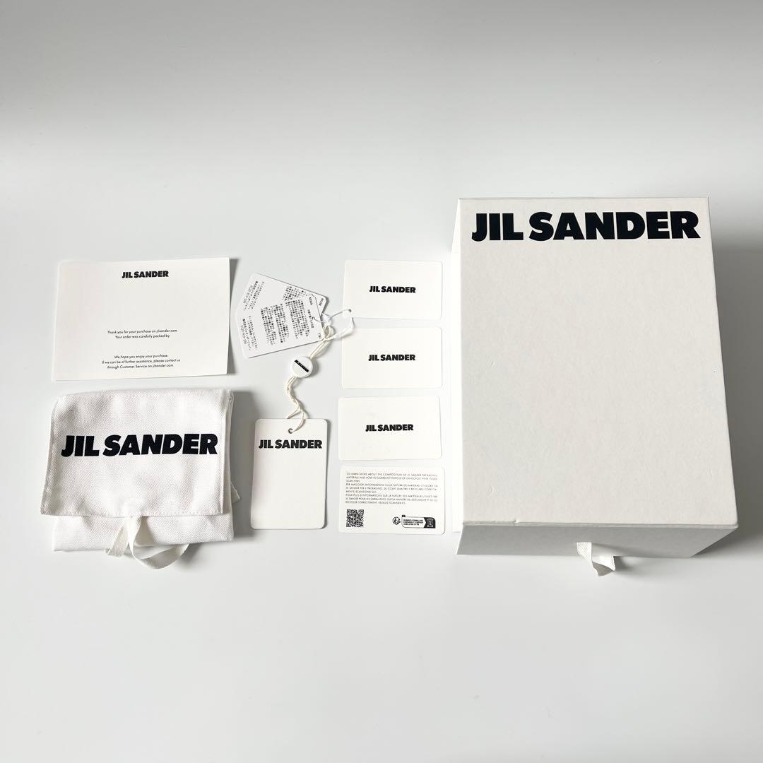 ジルサンダー　ORIGAMI　三つ折り財布　レザー　黒　ブラック　ユニセックス