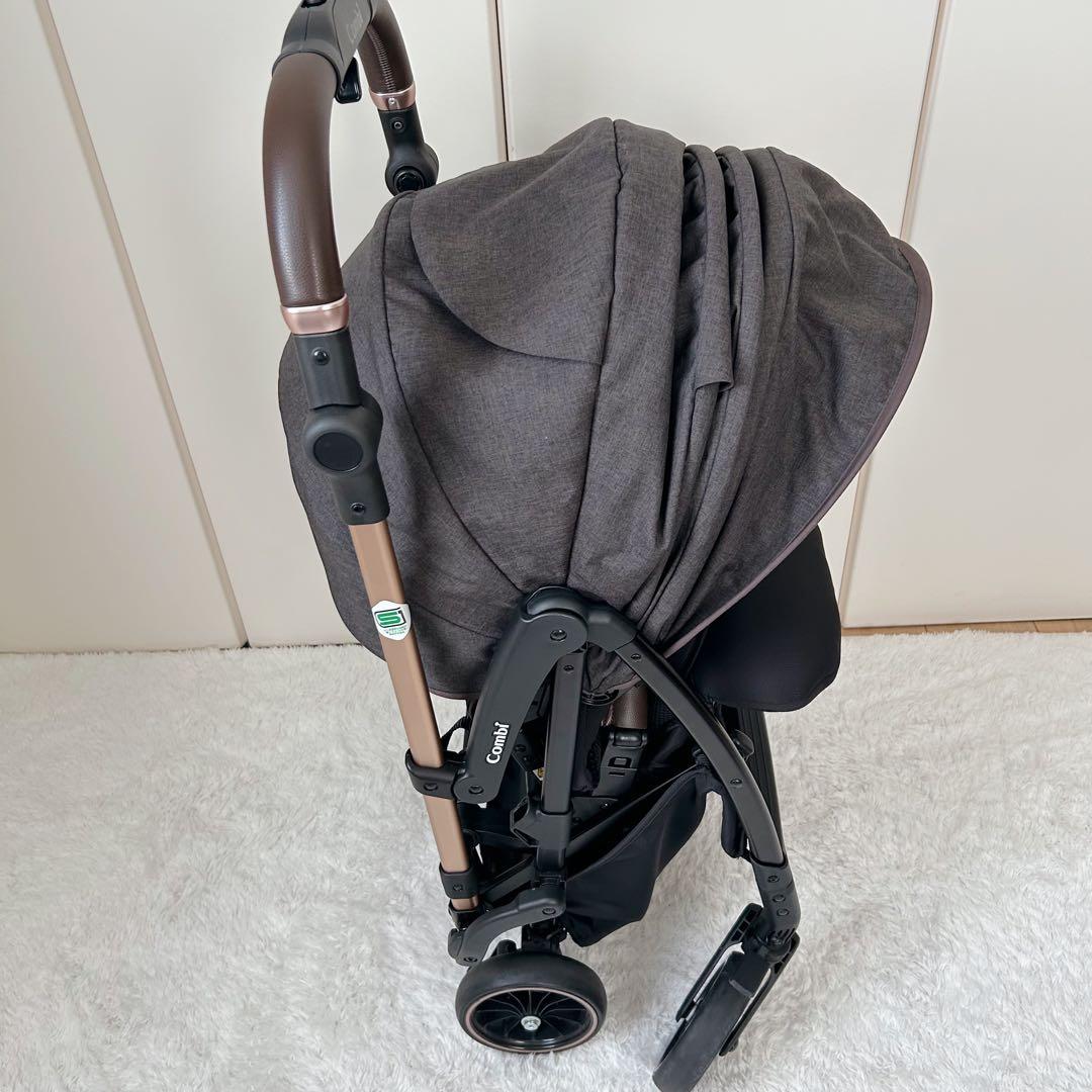 美品✨ combi スゴカル minimo plus ベビーカー AN グレー