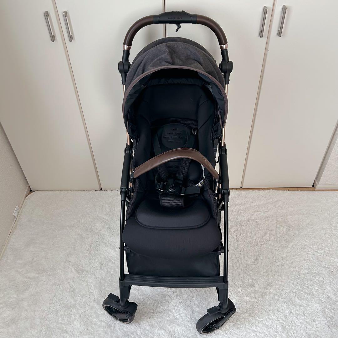 美品✨ combi スゴカル minimo plus ベビーカー AN グレー