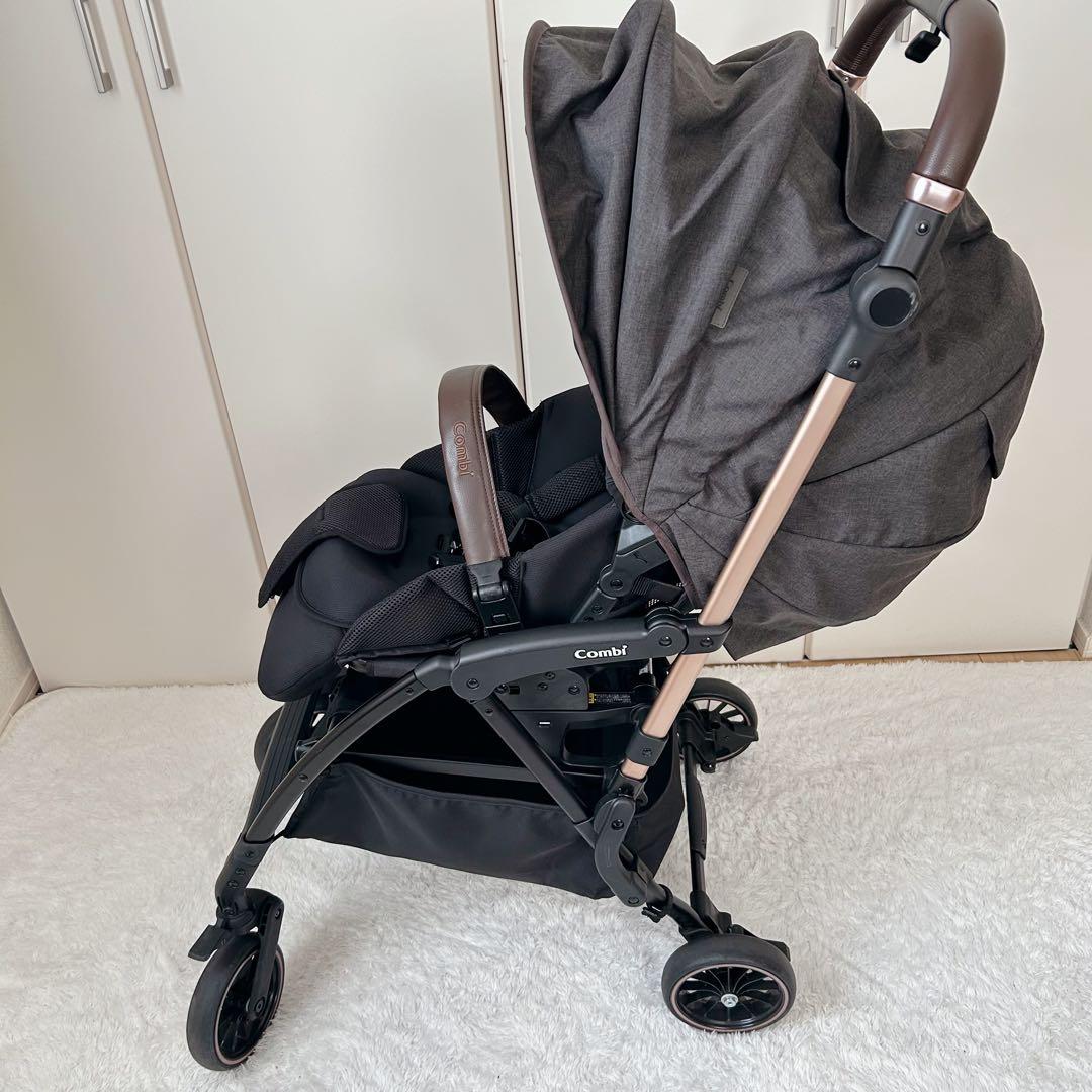 美品✨ combi スゴカル minimo plus ベビーカー AN グレー