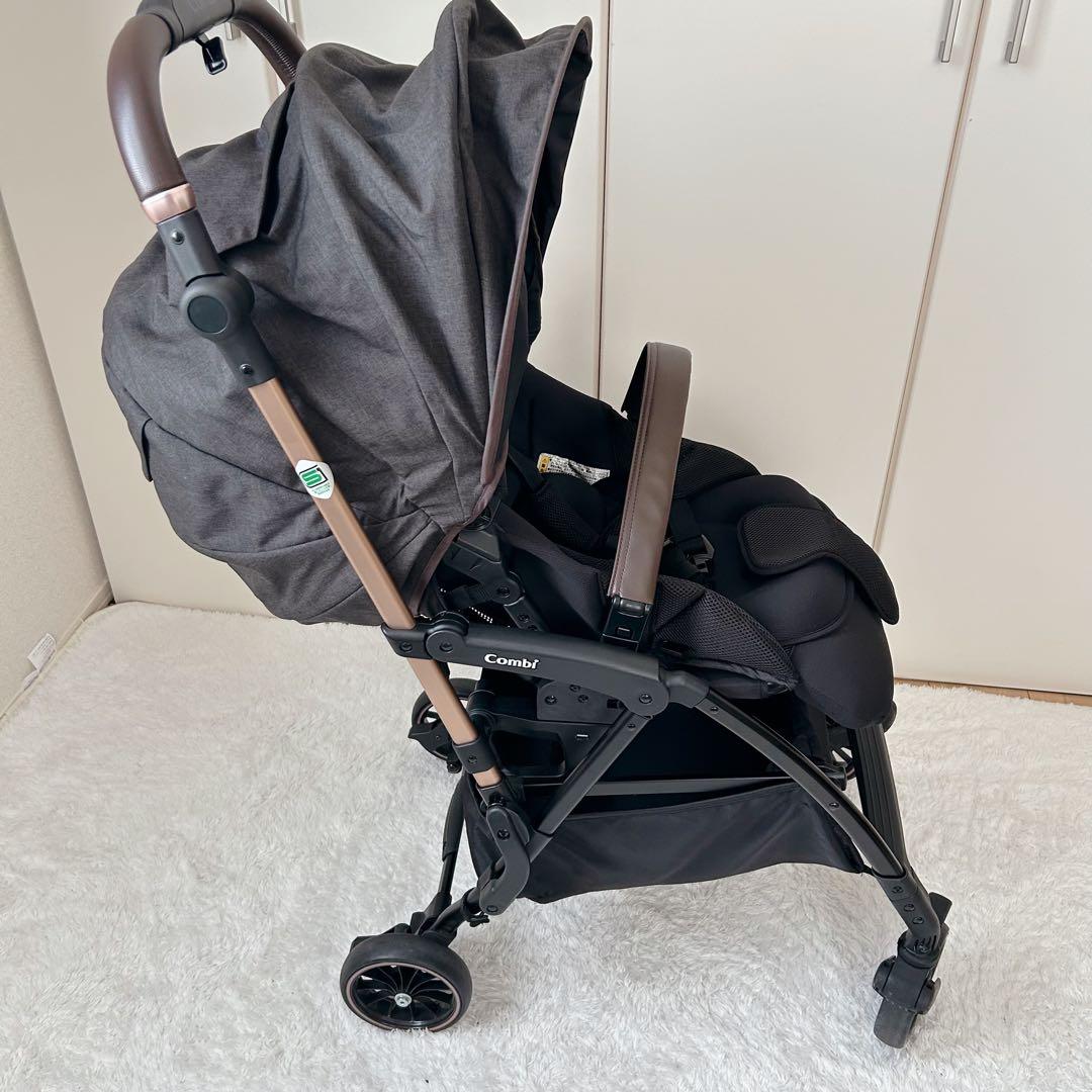 美品✨ combi スゴカル minimo plus ベビーカー AN グレー