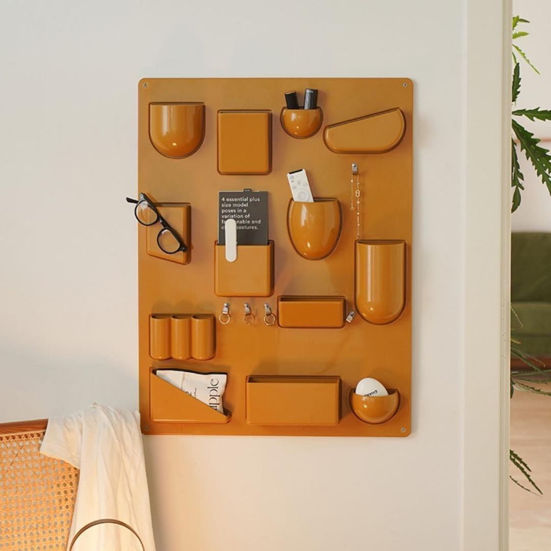 ウォールシェルフ 壁面収納 壁掛けラック ウーテンシロ リプロダクト イエロー