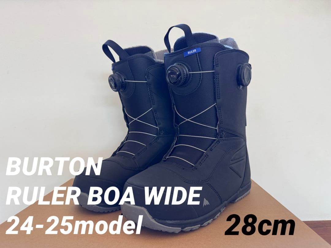 BURTON RULER BOA WIDE メンズ 28cm 24-25モデル