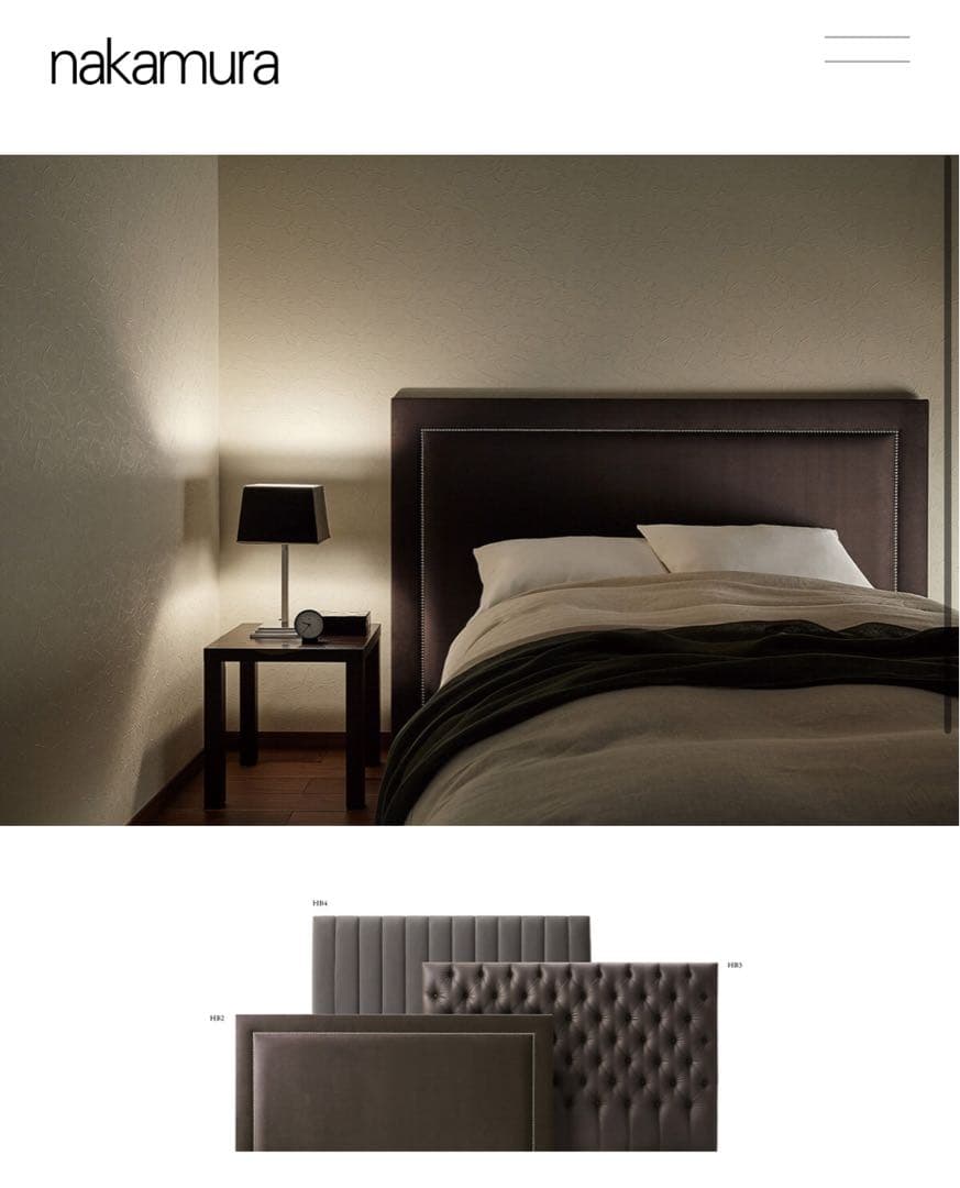 中村工芸　ベッドヘッド