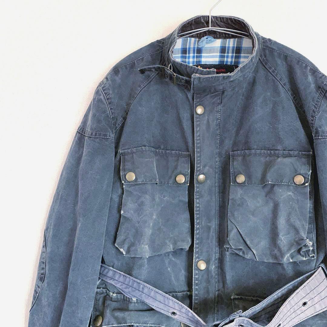 【希少】ベルスタッフ　オイルドジャケット　トライアルマスター　70s　着用感M