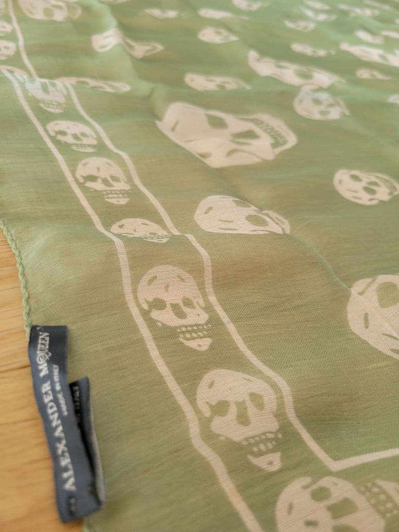 MRB アレキサンダーマックイーン スカーフ スカル