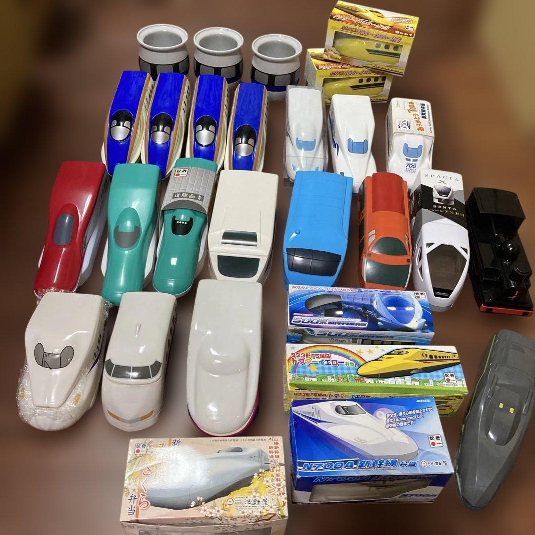 駅弁容器 28点　ドクターイエロー　新幹線　小田急　スペーシア