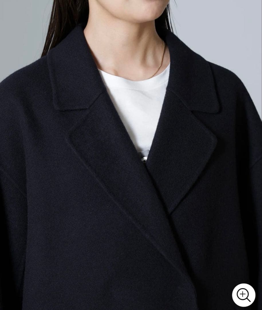 nano universe PURE LAMBS リバーロングコート 定価4万