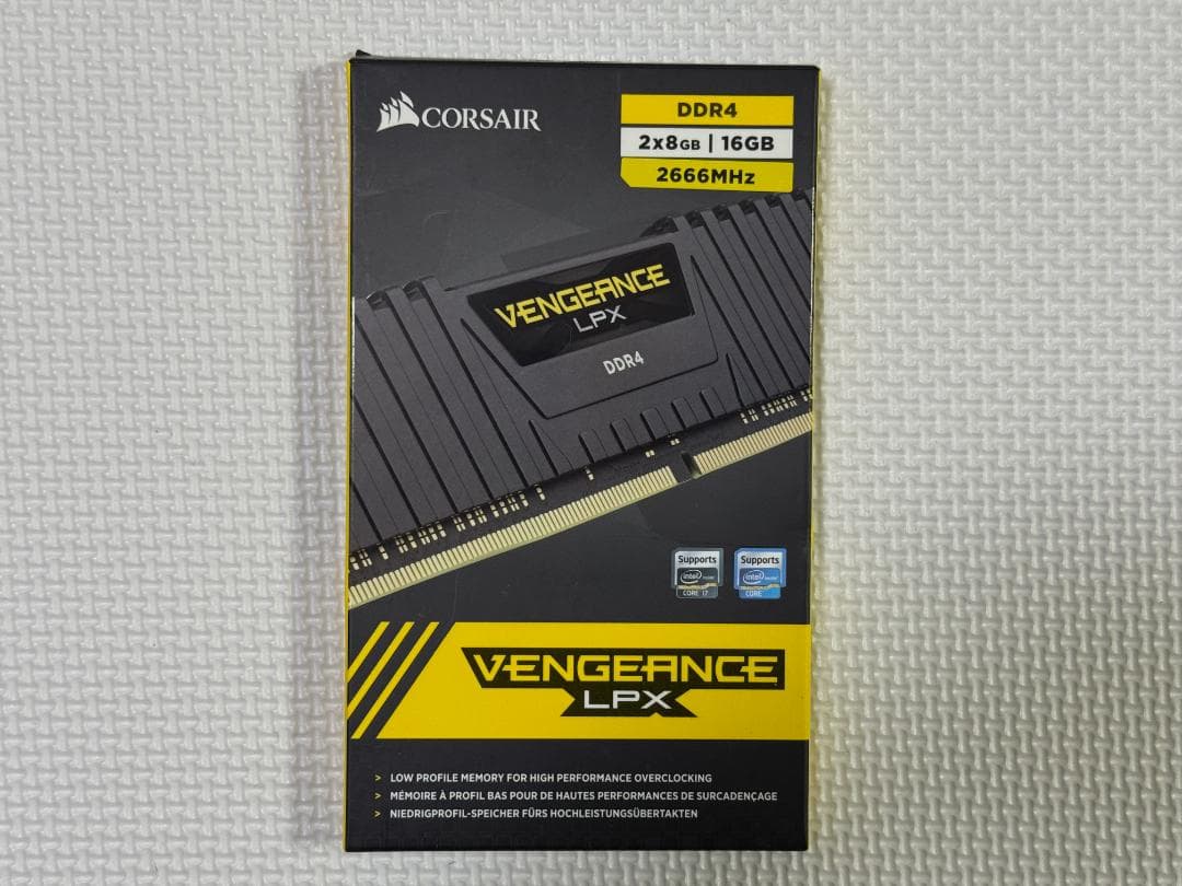 W*D様 Corsair Vengeance LPX DDR4 16GB 266