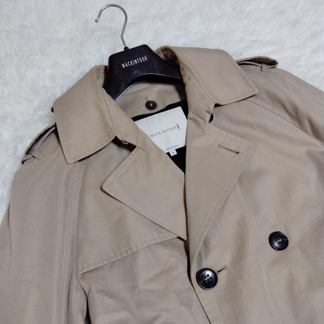 極美品 マッキントッシュ ダンケルド トレンチコート ライナー 40 ベージュ